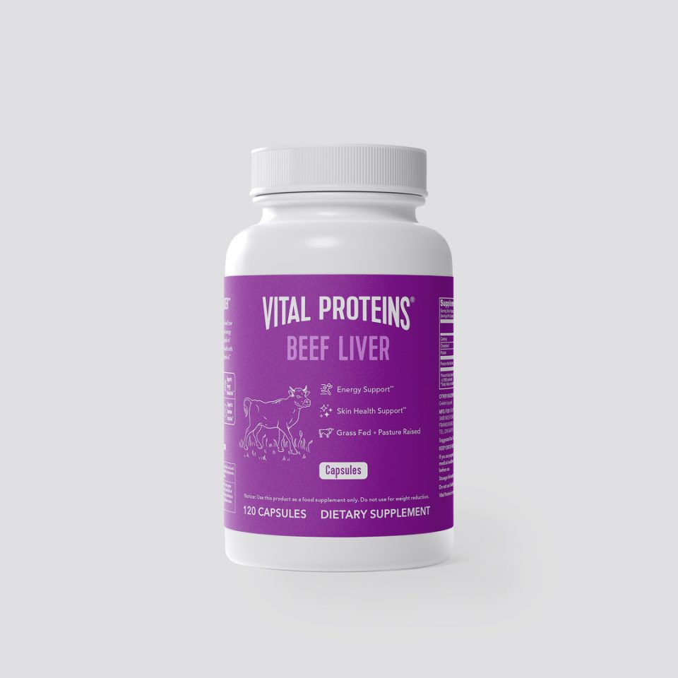 Beef Liver - Capsules - 120 Capsules - 750mg each