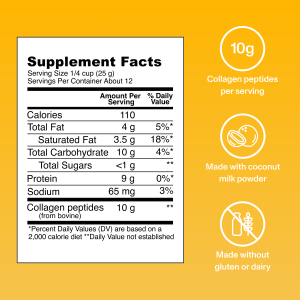 Vanilla Collagen Creamer – 10.7 oz