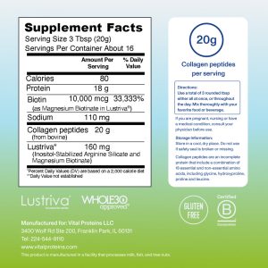 Hair Complex – with Lustriva biotin complex – 11.4 oz