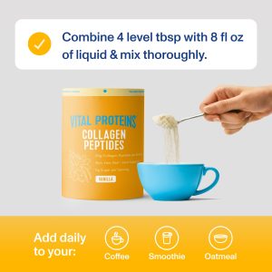 Vanilla Collagen Peptides – 11.5 oz